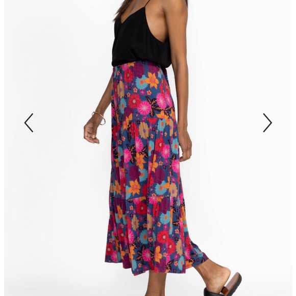 Johnny Was Merida Tiered Skirt S - Picture 2 of 8